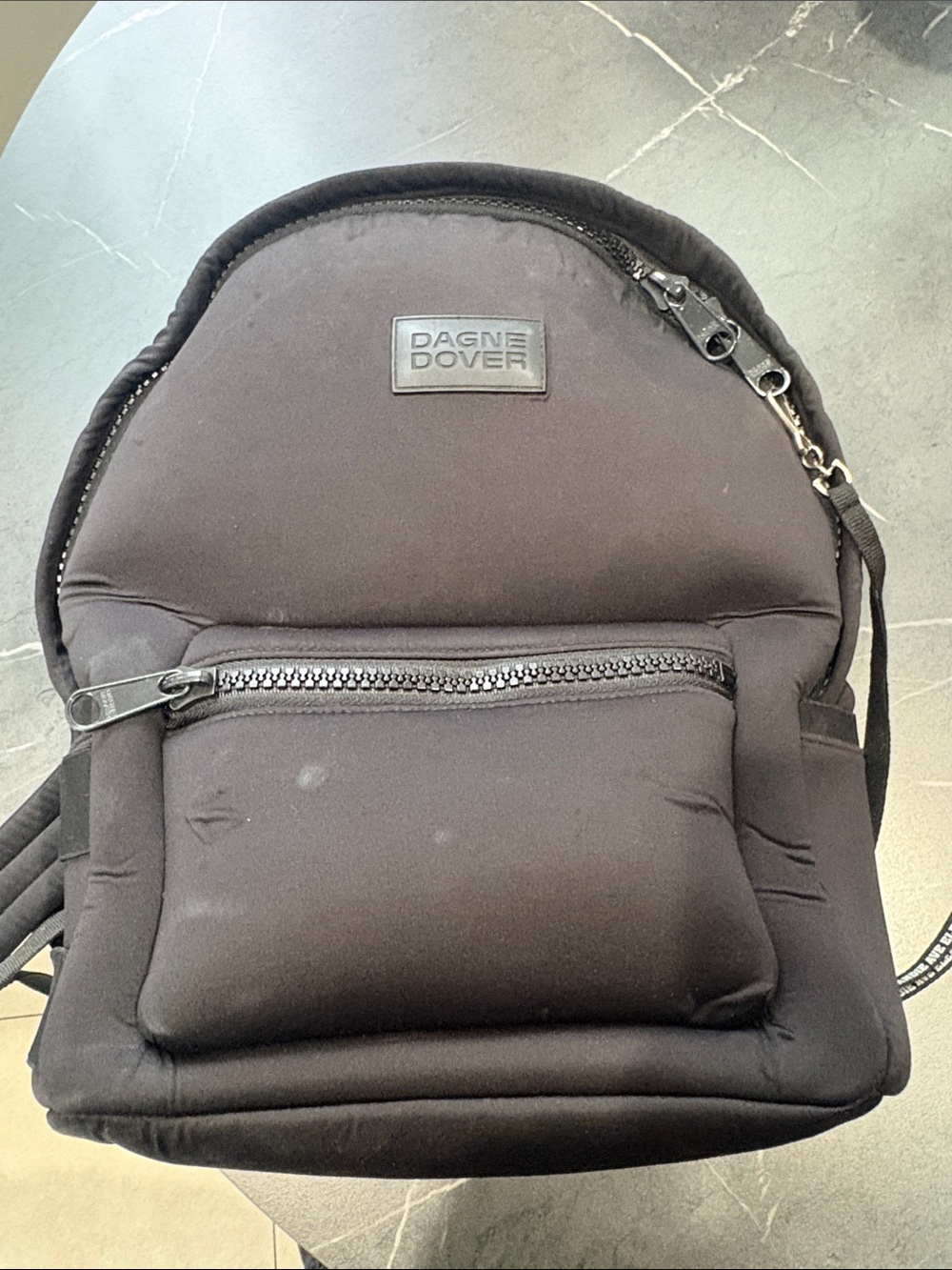 Dagne Dover Dakota Neoprene Backpack with zip top pouch Medium Size